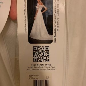 Alfred Angleo Bridal wedding gown